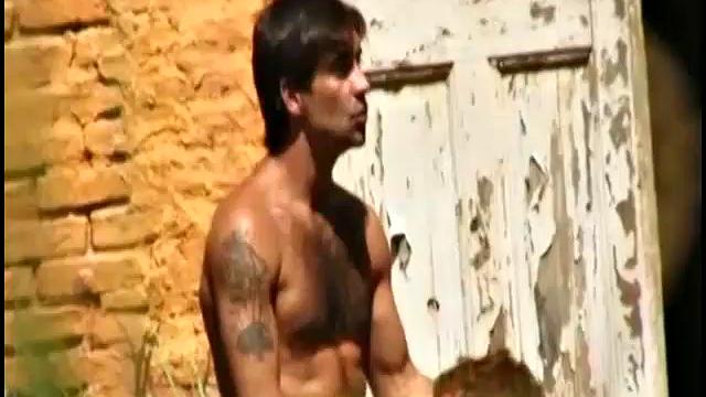 As his buddies look on, Miguel gets Carlos right where he wants him. Miguel has a huge and is no stranger to using whatever hole he can find to make it feel good.