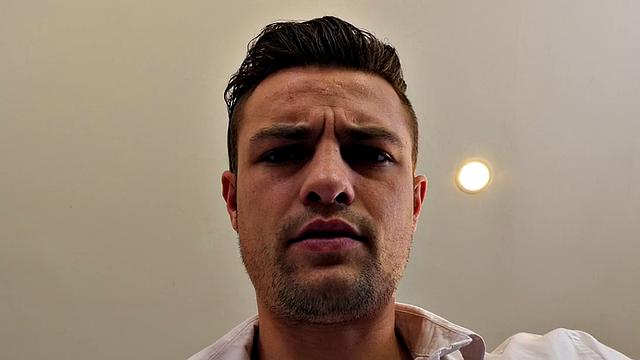 Blonde hottie in lingerie enjoys a steamy reverse cowgirl ride while kissing and kissing in the bedroom