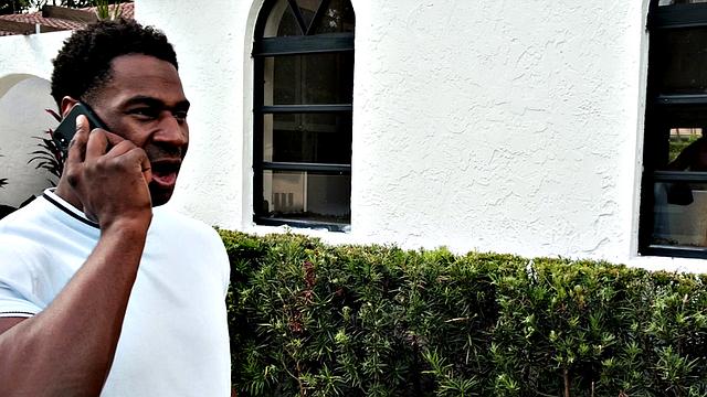 Sandy's surprise: a big, black cock!