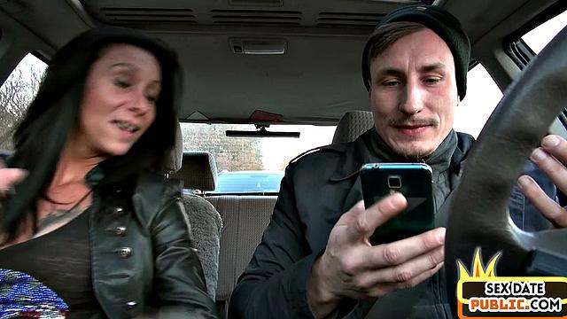 Real German public mature fucked outdoors by sex date