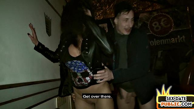 Real German public mature fucked outdoors by sex date