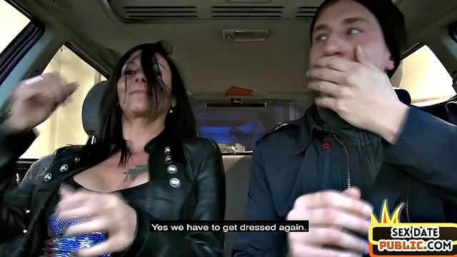 Real German public mature fucked outdoors by sex date