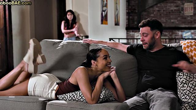 Big ebony cockriding lovers cock