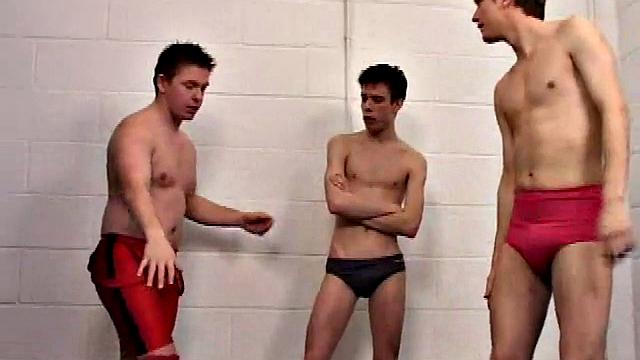 Skinny retro jock doggyfucking BF