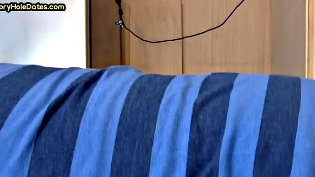 Mature gay bottom gloryhole fucked in closeup after Blowjob