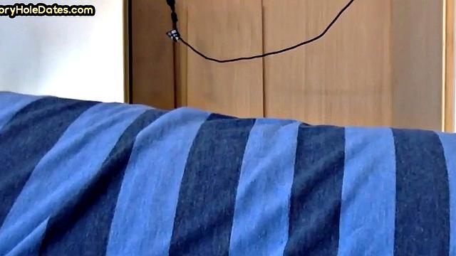 Mature gay bottom gloryhole fucked in closeup after Blowjob