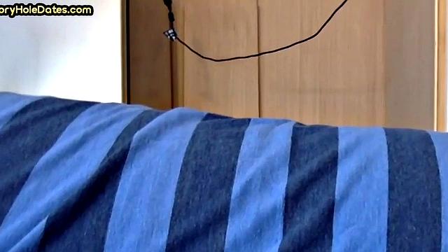 Mature gay bottom gloryhole fucked in closeup after Blowjob