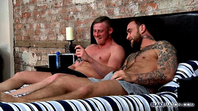 Straight Buddies Share Jerk Off Session - Andy Lee And Liam Lawrence