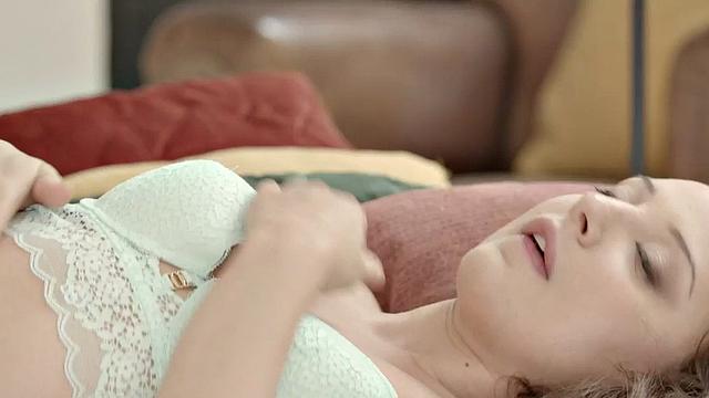 Sensual 21yo GF with small boobs fucked in her lil muff