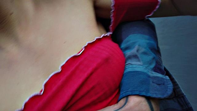 Watch me get on my scooter & ride like a wild American babe