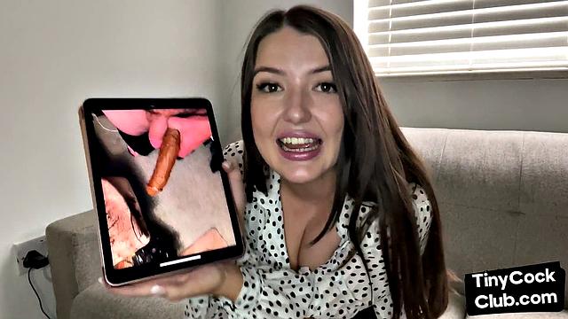 SPH solo GF talks to small cock BF in femdom way