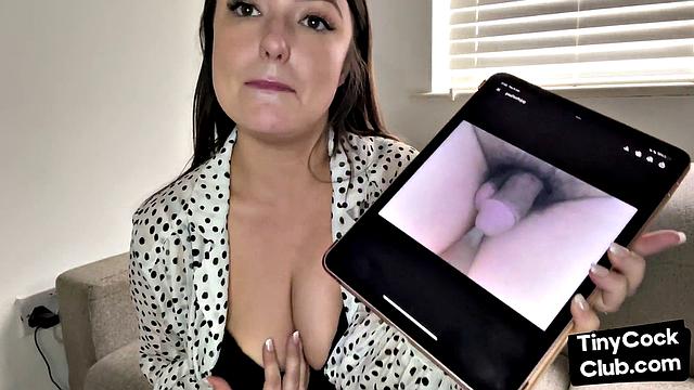 SPH solo GF talks to small cock BF in femdom way