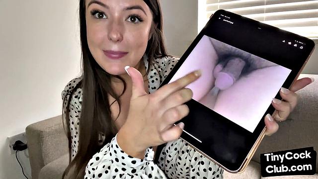 SPH solo GF talks to small cock BF in femdom way