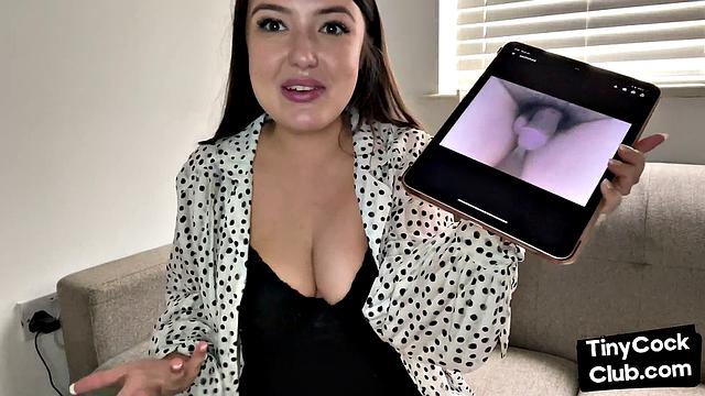 SPH solo GF talks to small cock BF in femdom way