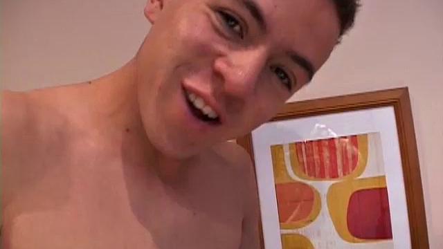 Latin twinks Mauricio and Daniel hook up for hot bareback sex as we watch. They strip each other and enjoy each other's big uncut dick.