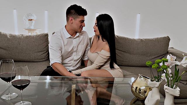 Anal sweetie Sapphire Astrea surrenders her tight rear entrance to the hefty hard-on of Jason Carrera in this wild scene.