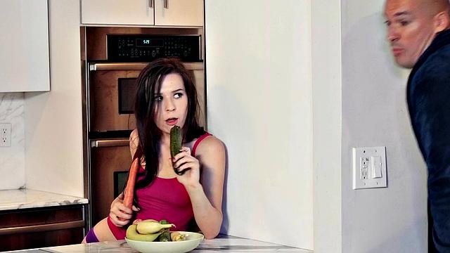 Late Night Dicking in the Kitchen: A Wild Couple's Intense Fantasies