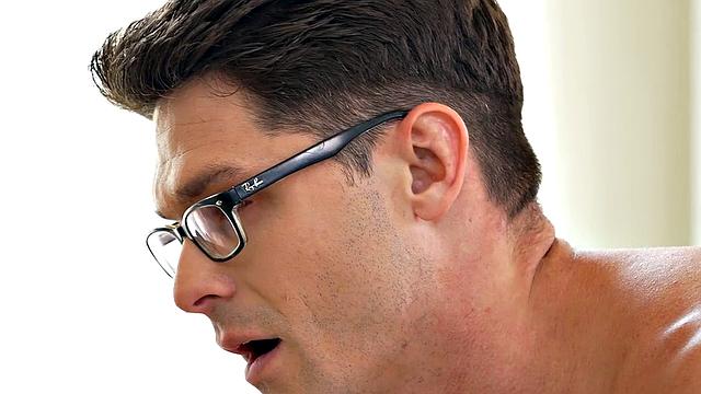 Big cock fisting student fists friend in classroom