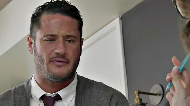 Petite secretary banged by her boss in office