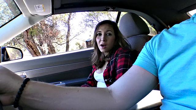 Hayden Sucks for Ride Home