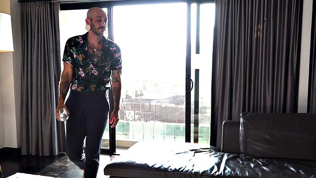 Trans hunny passionately cocksucked by BF in amateur action