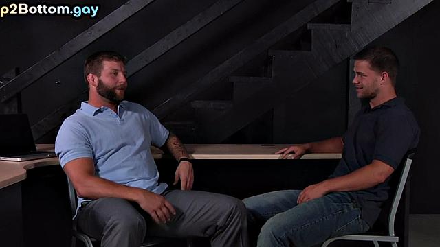 Horny gay banged in anal hole by perverted fucker