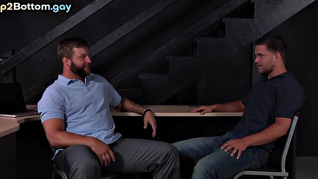 Horny gay banged in anal hole by perverted fucker