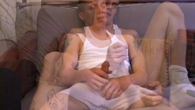 Shane strokes his cock slow and gets lost in the pleasure