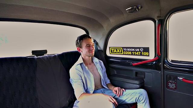 Bigboob euro cabbie gets licked during sex with her passenger