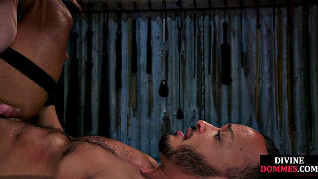 Busty ginger domina drilling incel