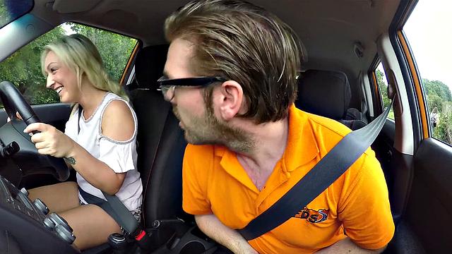 Scottish hottie gets a rough outdoor doggystyle pounding for a sexual discount