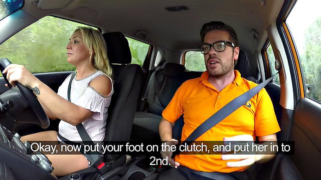 Scottish hottie gets a rough outdoor doggystyle pounding for a sexual discount