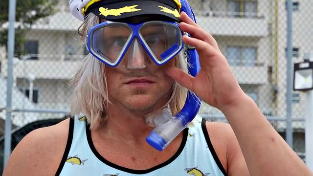 Get ready for a wild ride as the boat explodes in a hot, tattooed fuckfest!