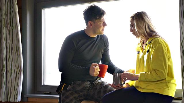 Moto babe riding in erotic couple