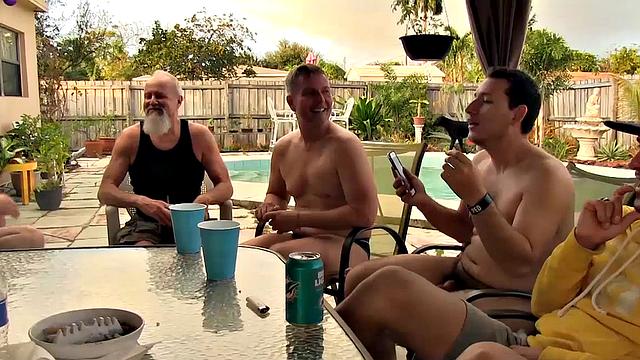 When Victor Cody invites a bunch of men over to the house for a party you know there's going to be more action than just tipping glasses.