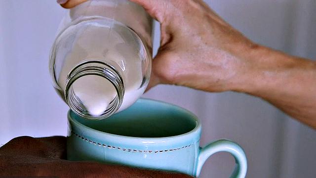 Karma's cookin' in kitchen