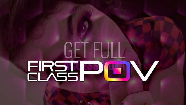 Fit brunette Lenna Ross Couch Sex In POV