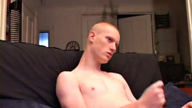 Newbie amateur Kaos delivers a great stroke show with his long slender hands. This young man takes his time jacking off with determination, ending with a perfect cum shot for the camera.