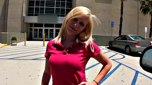 Hot POV action with a bald teen in shorts, t-shirt & doggystyle in the bathroom