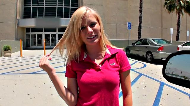 Hot POV action with a bald teen in shorts, t-shirt & doggystyle in the bathroom