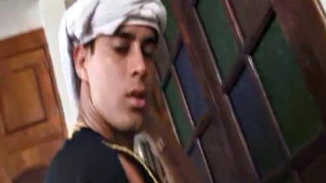 Sexy Latino Khaladun lays that long lean body back and goes to town on his cock. After stroking it for a while he produce sa tasty cum load that begs to get eaten.