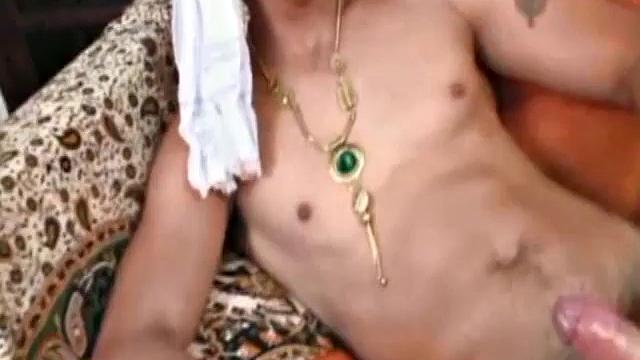 Sexy Latino Khaladun lays that long lean body back and goes to town on his cock. After stroking it for a while he produce sa tasty cum load that begs to get eaten.