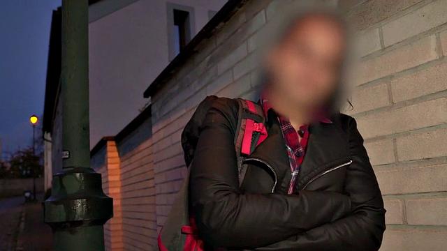 Pulled oiled bigbooty babe fucks fake priest in sex van