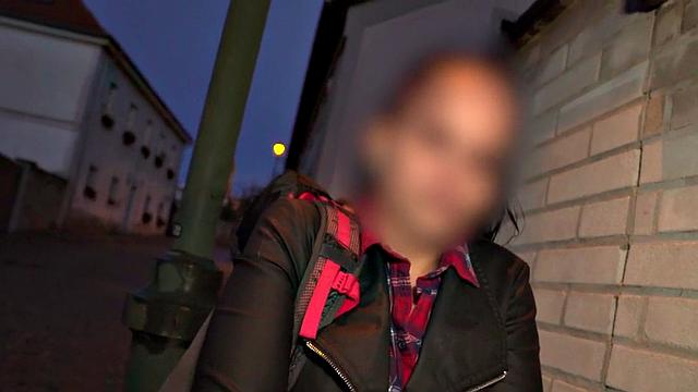 Pulled oiled bigbooty babe fucks fake priest in sex van