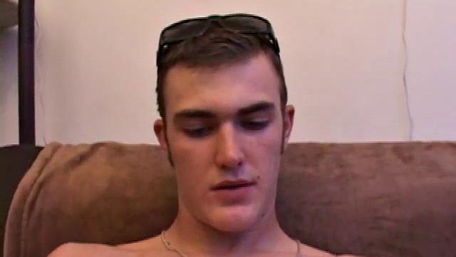 Christian Rubs His Big Cock