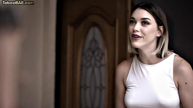 Busty cougar pussylicking lesbian babe