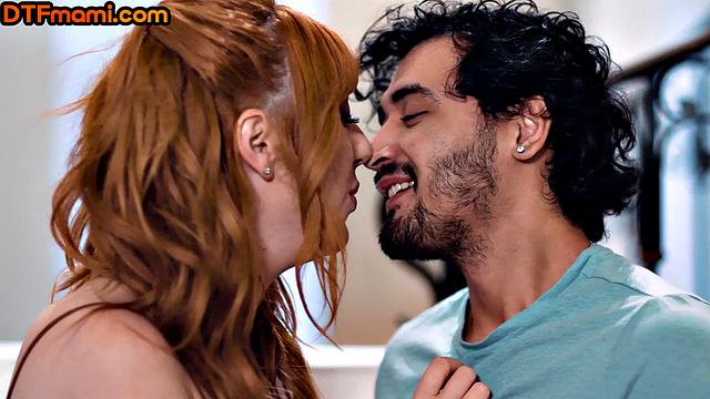 Curvy ginger pussyfucked by stepson