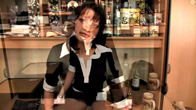 Watch Lil Tammy tease her shaved pussy with her fingers and toys in this homemade solo video