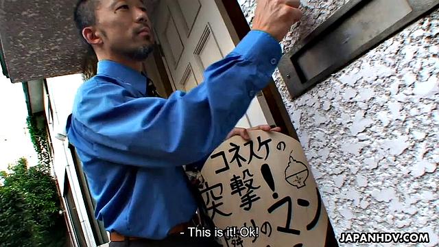 Sexy Japanese gal fucked so hard