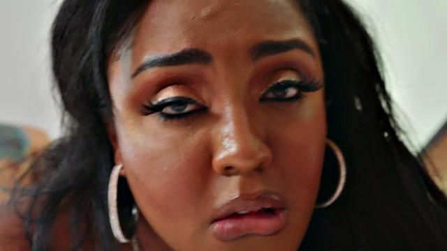 Black MILF loves being fucked from behind by big white dick